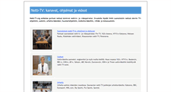 Desktop Screenshot of netti-tv.org